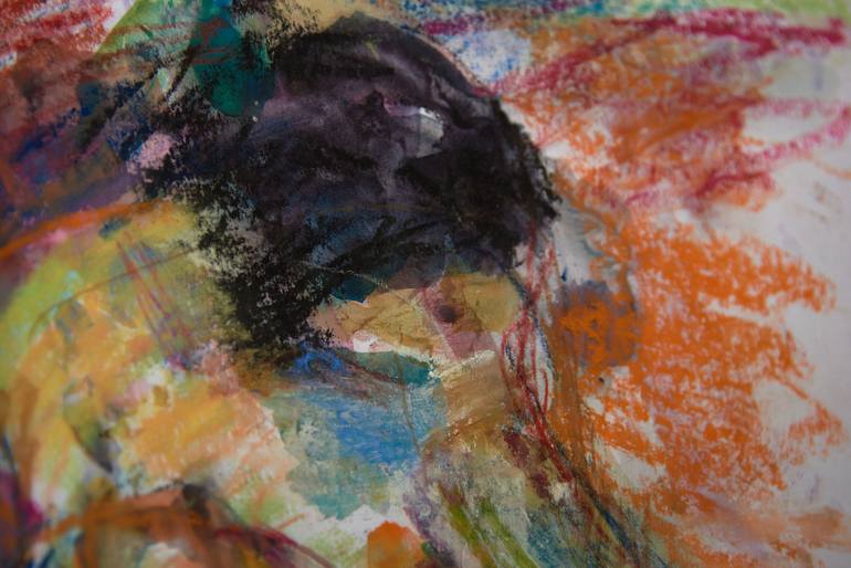 Original Abstract Expressionism Nude Painting by Oleksandr Pavlov