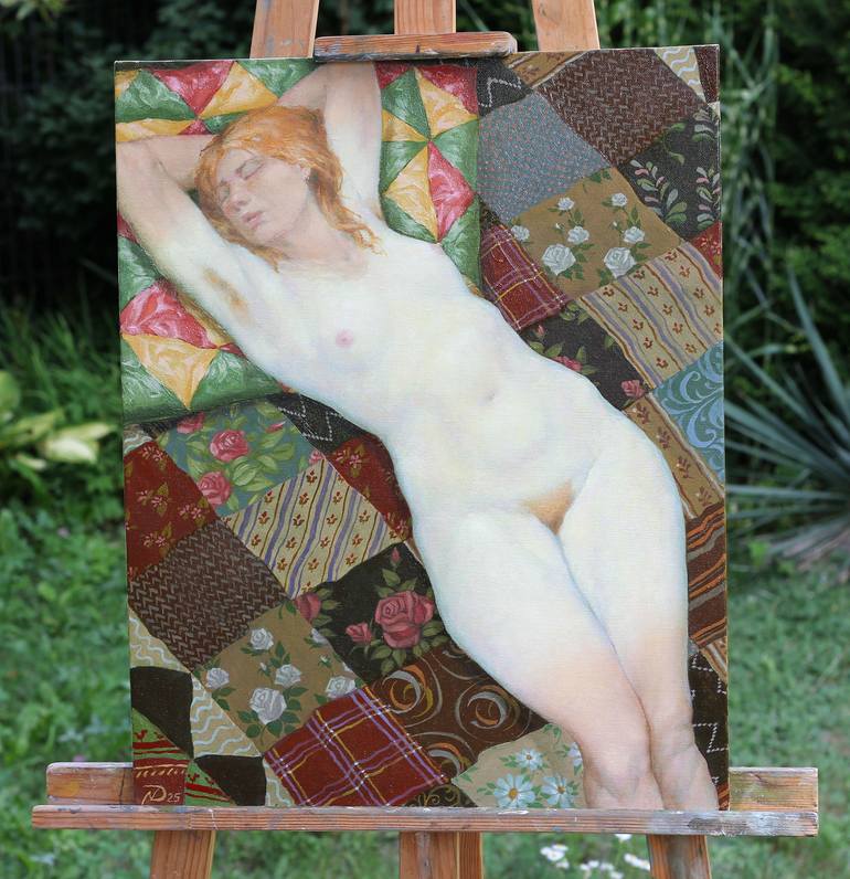 Original Classicism Body Painting by Mykola Dzvonyk