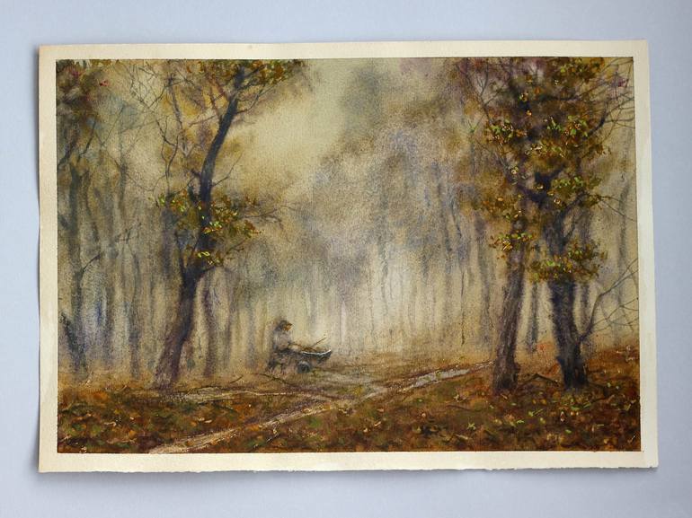 Original Landscape Painting by Mykola Dzvonyk