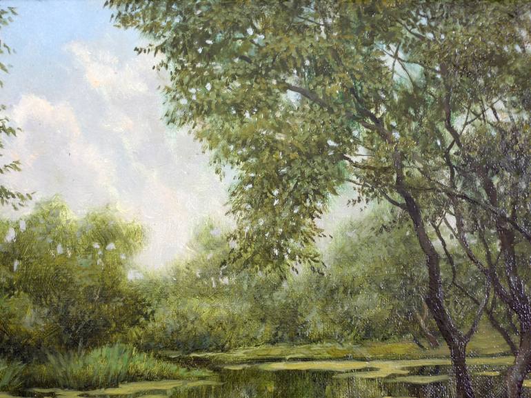 Original Realism Landscape Painting by Mykola Dzvonyk