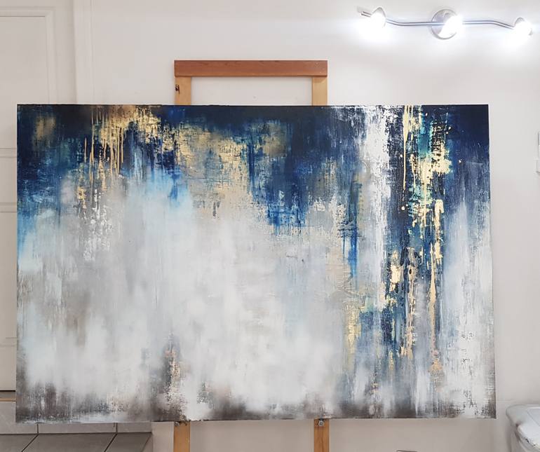 Original Abstract Expressionism Abstract Painting by Leenith Leonor Borges Jimenez