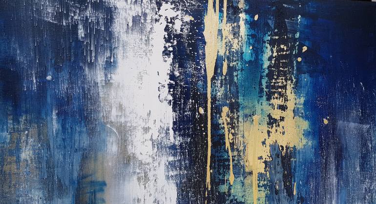 Original Abstract Expressionism Abstract Painting by Leenith Leonor Borges Jimenez