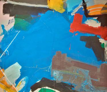 Original Abstract Expressionism Abstract Painting by Kira Vinterfrau