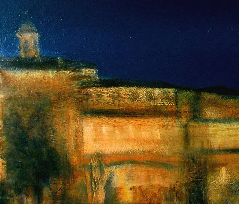 Original Expressionism Architecture Painting by Mar Aguilar