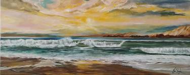 Original Realism Beach Paintings by Fer Salgado
