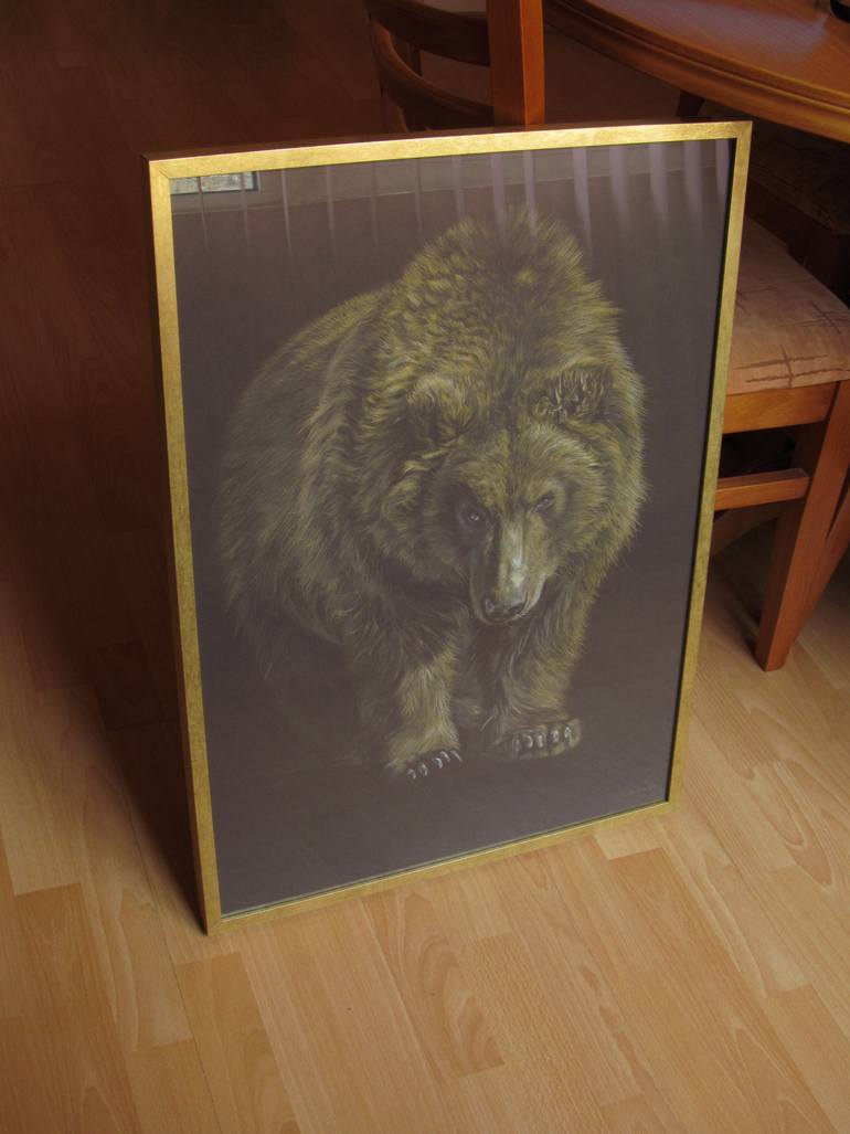 Original Realism Animal Drawing by Kristina Vatova