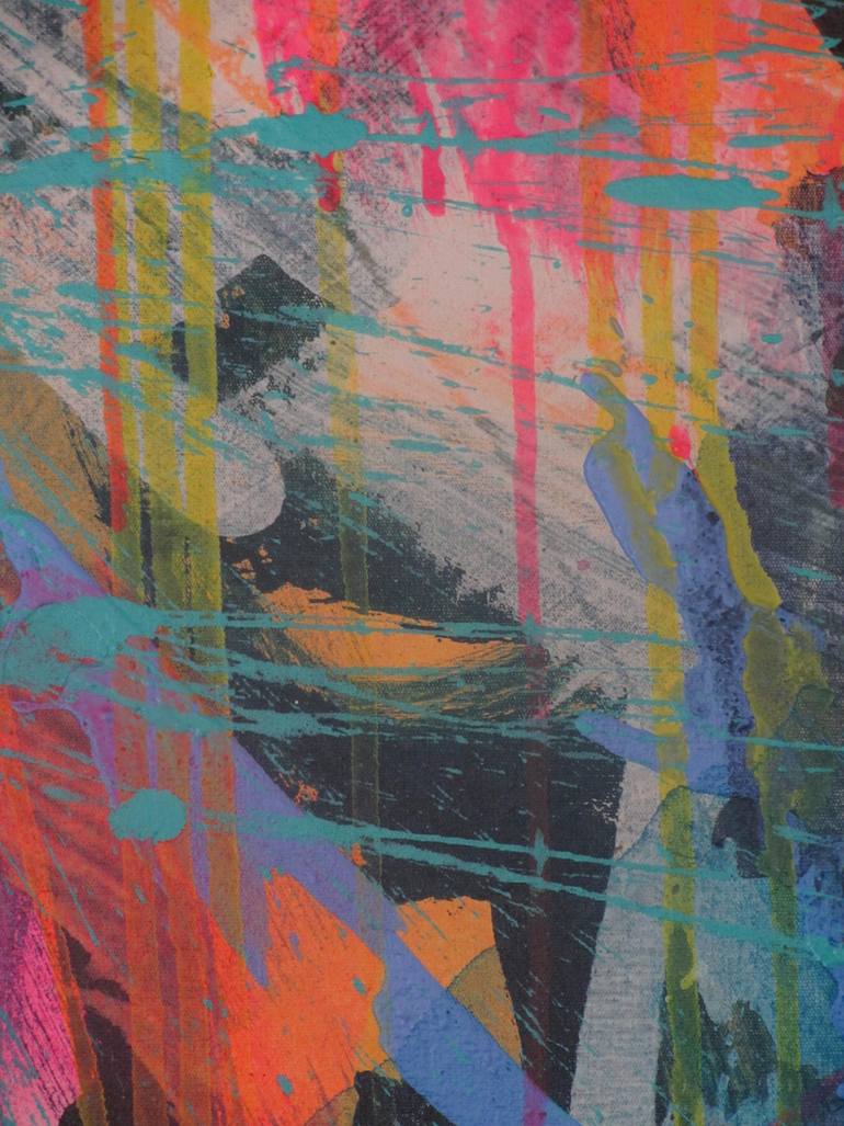 Original Abstract Expressionism Abstract Painting by Francine Maigne
