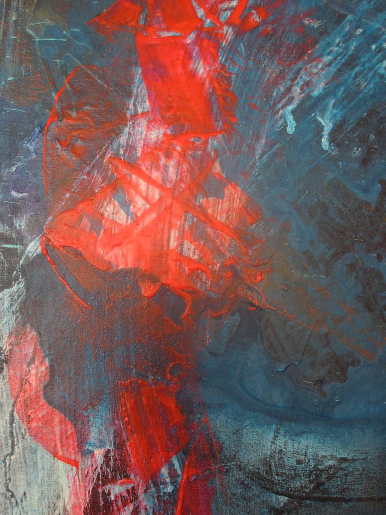 Original Abstract Expressionism Abstract Painting by Francine Maigne