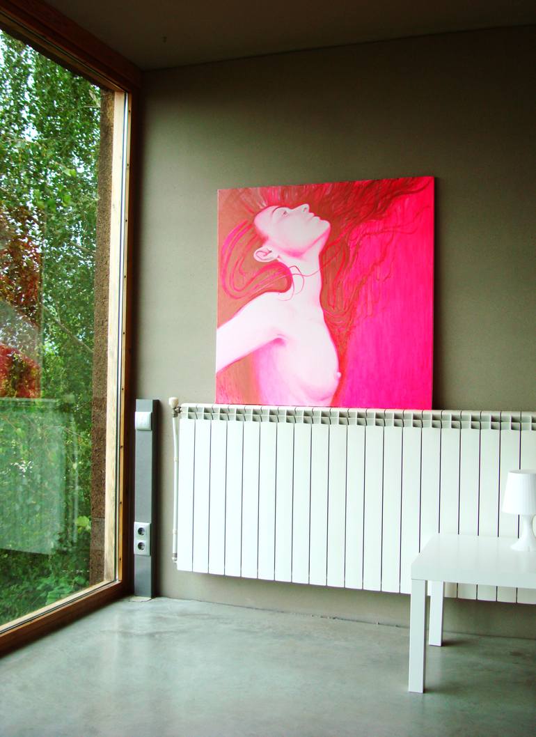 Original Figurative Body Painting by Iris Aneas