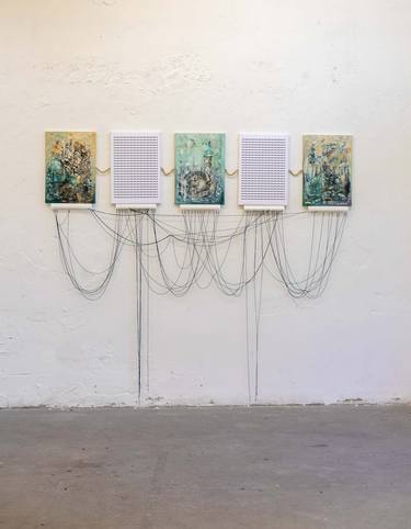 Original Conceptual Abstract Installation by Audette  Hyder