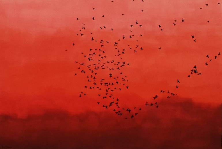 Original Figurative Nature Paintings by Kay Sleking