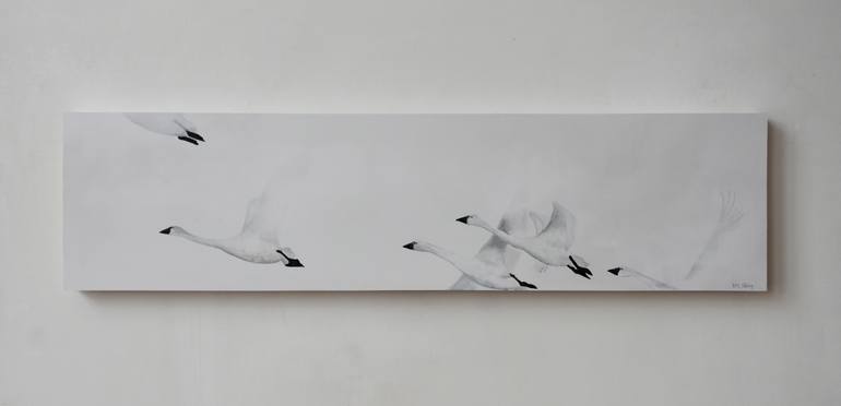 Original Expressionism Animal Painting by Kay Sleking