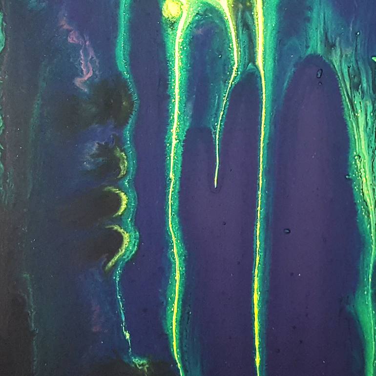Original Abstract Expressionism Abstract Painting by Claudia Hoffmann