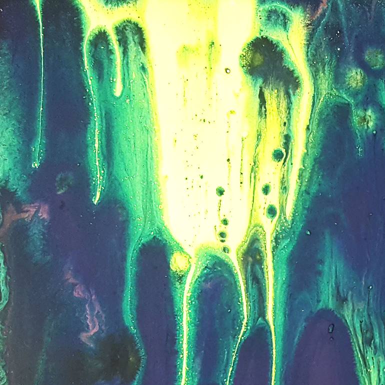 Original Abstract Expressionism Abstract Painting by Claudia Hoffmann