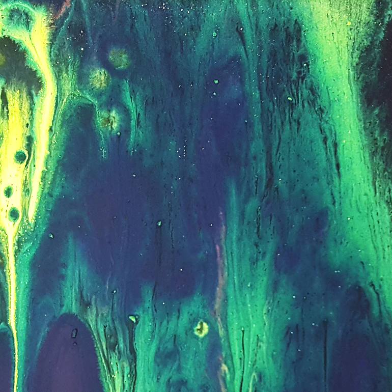 Original Abstract Expressionism Abstract Painting by Claudia Hoffmann