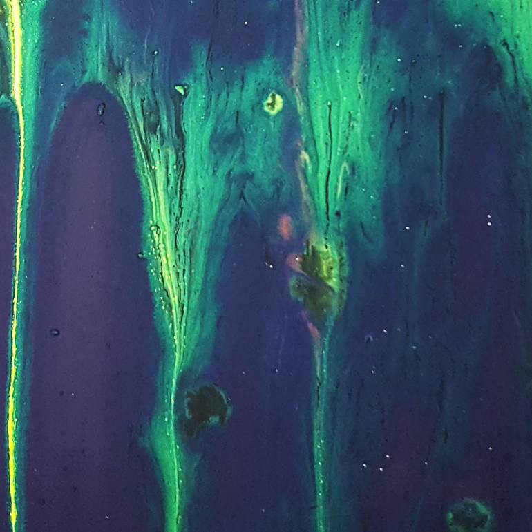 Original Abstract Expressionism Abstract Painting by Claudia Hoffmann