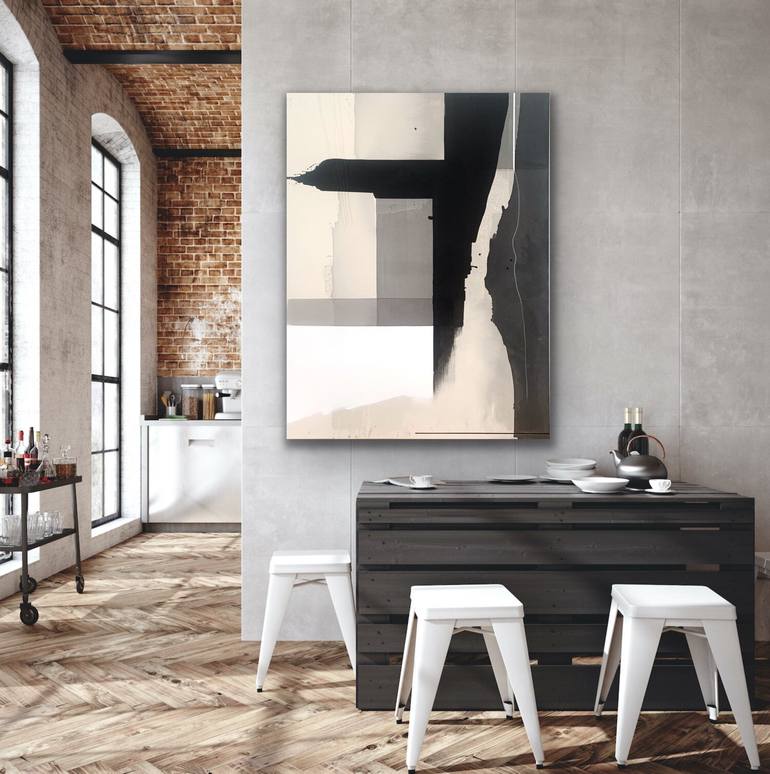 Original Minimalism Abstract Painting by Anna F Macdonald