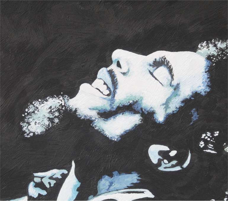 Original Minimalism Pop Culture/Celebrity Painting by Marnie Miller