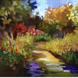 Gentle Garden Painting by Sally Rosenbaum - Pixels