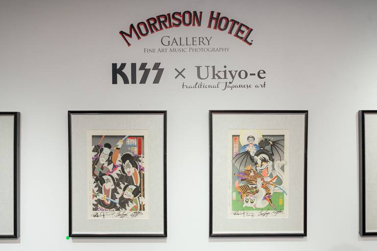 Original Celebrity Printmaking by ukiyo-e project
