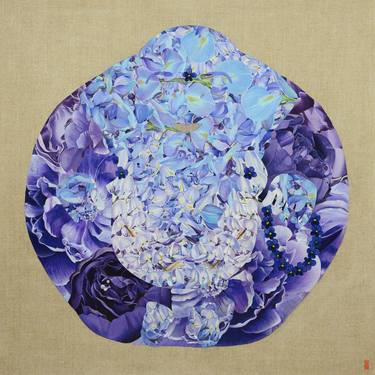 Original Abstract Floral Paintings by Haejin Yoo