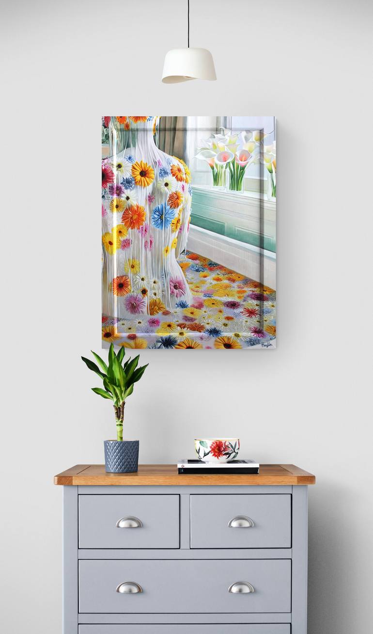Original Abstract Women Painting by Haejin Yoo