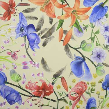 Print of Floral Paintings by Haejin Yoo