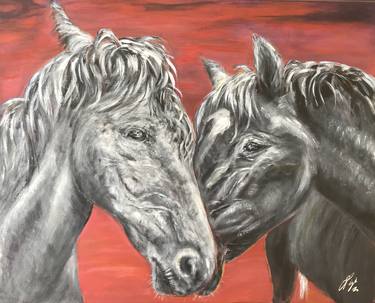 Original Horse Paintings by Gigi Barrett