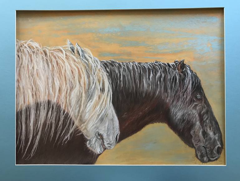 Original Portraiture Horse Painting by Gigi Barrett