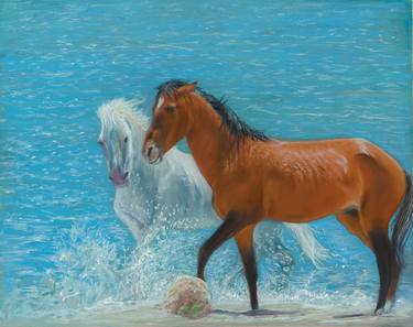 Original Realism Horse Paintings by Gigi Barrett