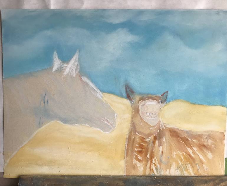 Original Realism Horse Painting by Gigi Barrett