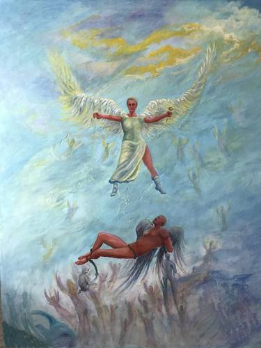 Original Expressionism Classical mythology Paintings by Gigi Barrett