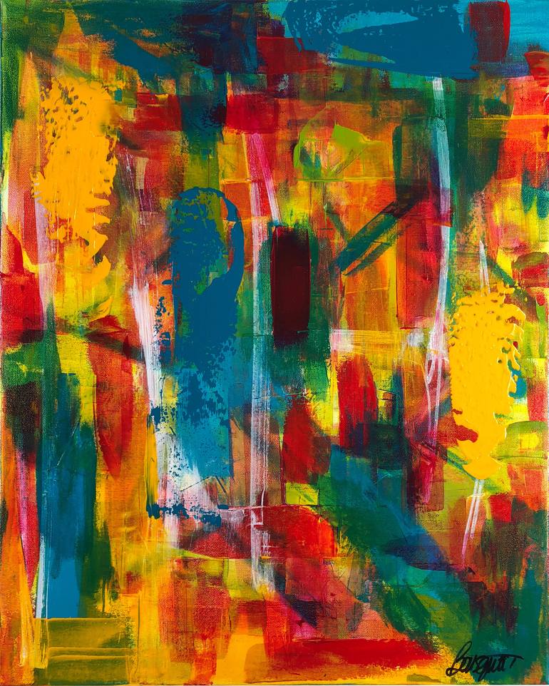 Punch Painting by Sarah Bousquet | Saatchi Art