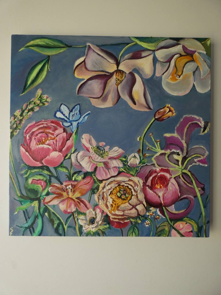 Original Contemporary Floral Painting by Sofia Gasviani