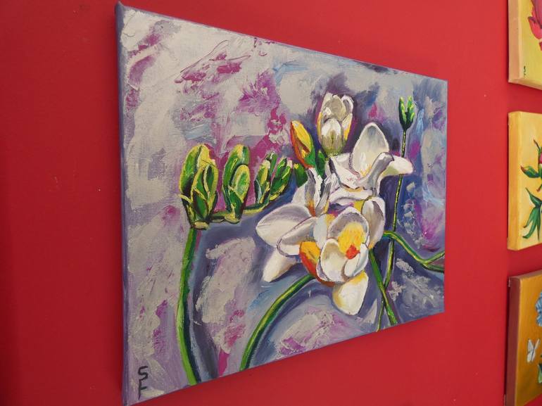 Original Floral Painting by Sofia Gasviani