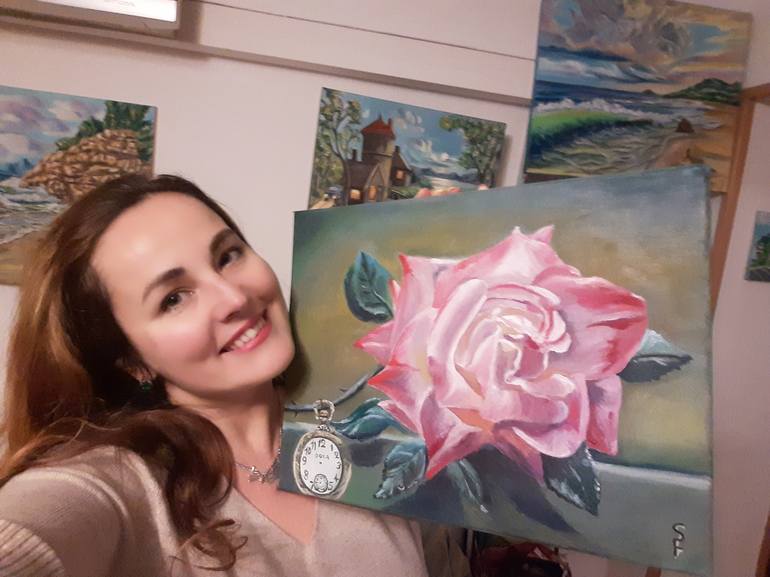 Original Floral Painting by Sofia Gasviani