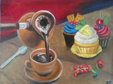 Print of Food & Drink Paintings by Sofia Gasviani
