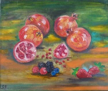 Original Fine Art Food Paintings by Sofia Gasviani