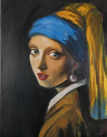 Original Fine Art Portrait Paintings by Sofia Gasviani