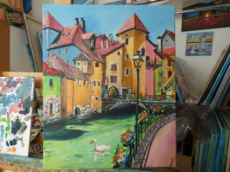 Original Contemporary Landscape Painting by Sofia Gasviani