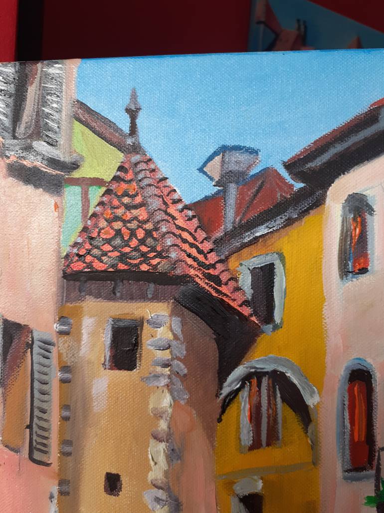 Original Contemporary Architecture Painting by Sofia Gasviani
