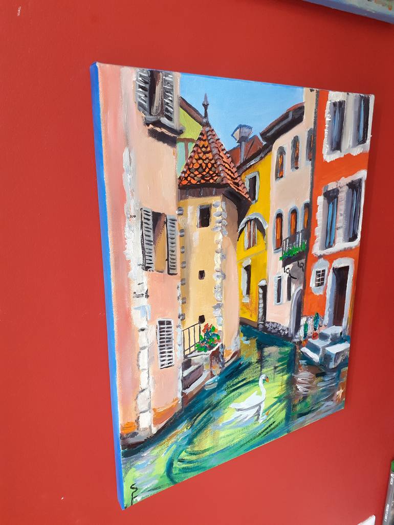 Original Contemporary Architecture Painting by Sofia Gasviani