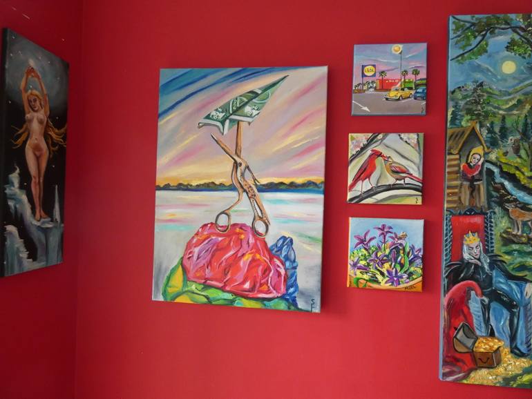 Original Contemporary Pop Culture/Celebrity Painting by Sofia Gasviani