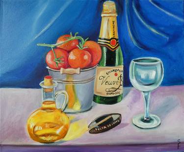 Original Fine Art Food & Drink Paintings by Sofia Gasviani