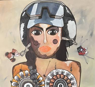 Original Figurative People Painting by Paola Moscatelli