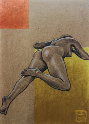 Original Abstract Nude Drawings by Art Tyss
