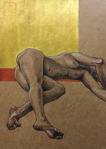 Original Abstract Nude Drawings by Art Tyss