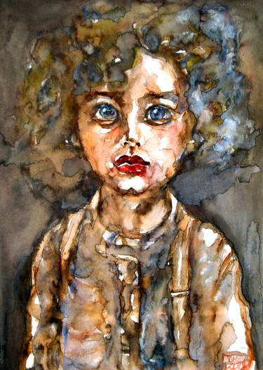 Original Impressionism Children Paintings by Tonio Klay