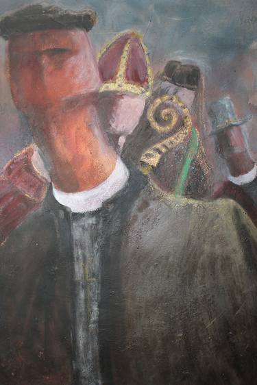 Print of Expressionism Religion Paintings by Miroslaw Deja