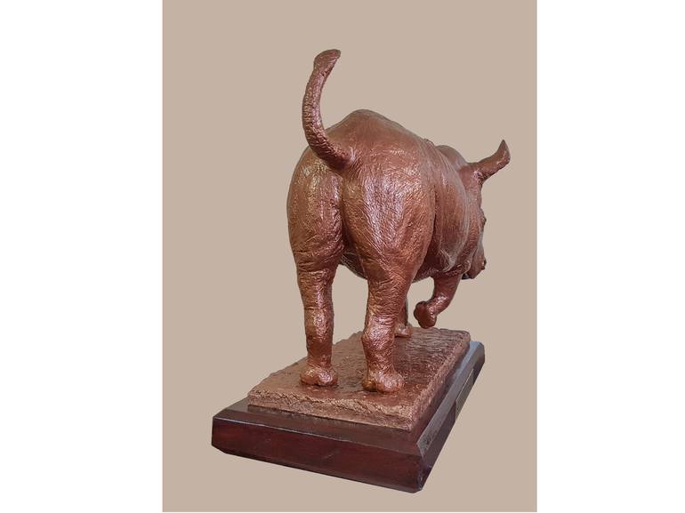 Original Art Deco Animal Sculpture by Asif Javed